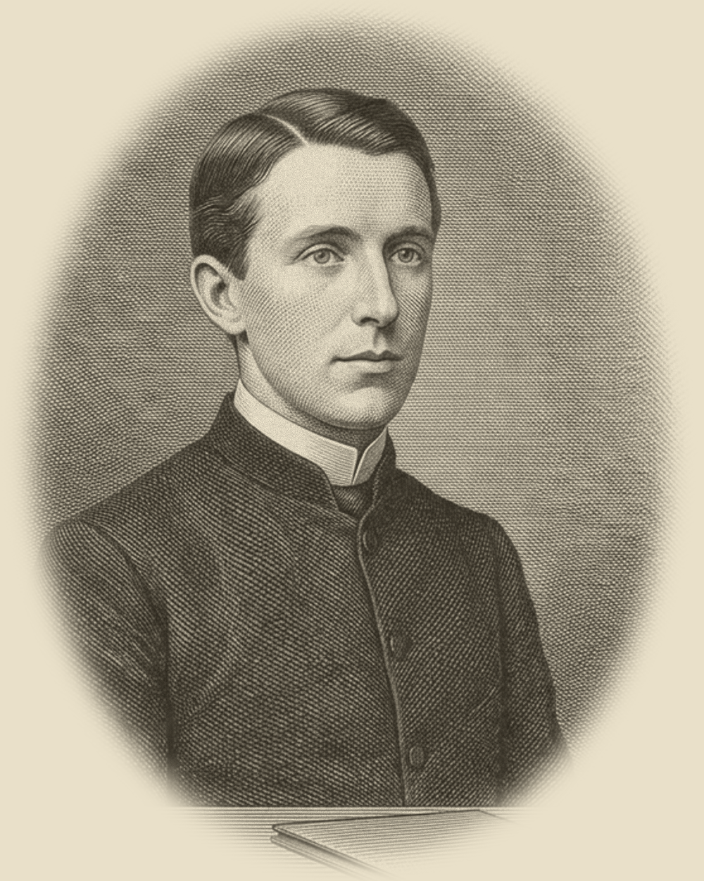Engraved portrait of Undersecretary Casimir Lodge.